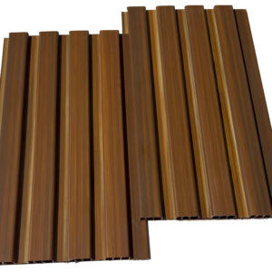 Painel Ripado de PVC Amadeirado Imbuia