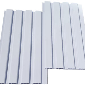 Painel Ripado de PVC Branco Gelo